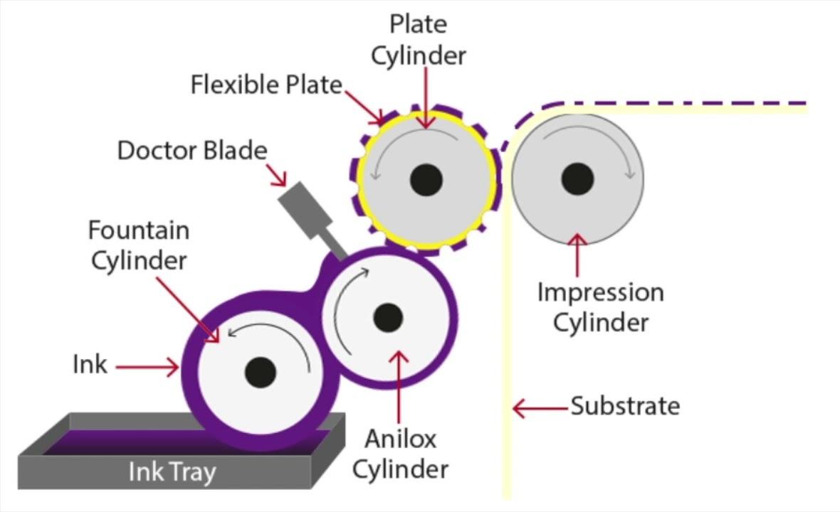 Flexo Printing Diagram