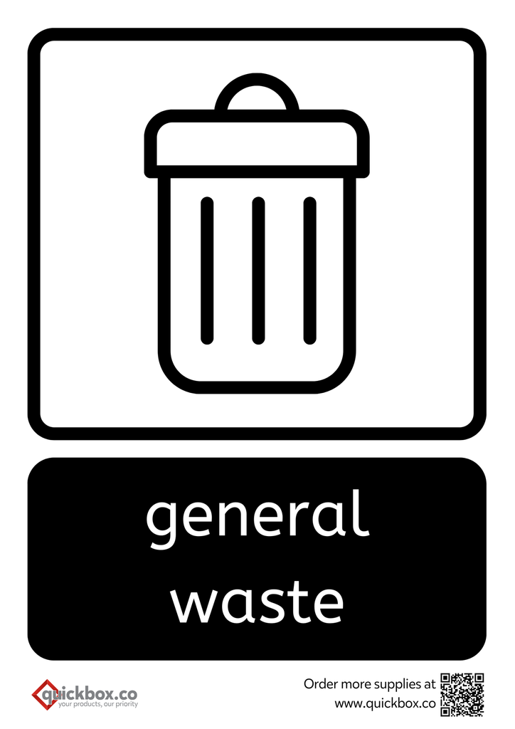 General Waste Bin (pack of 10)