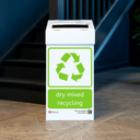 Dry Mixed Recycling Bins | Cardboard Waste Bins  (Pack of 10)