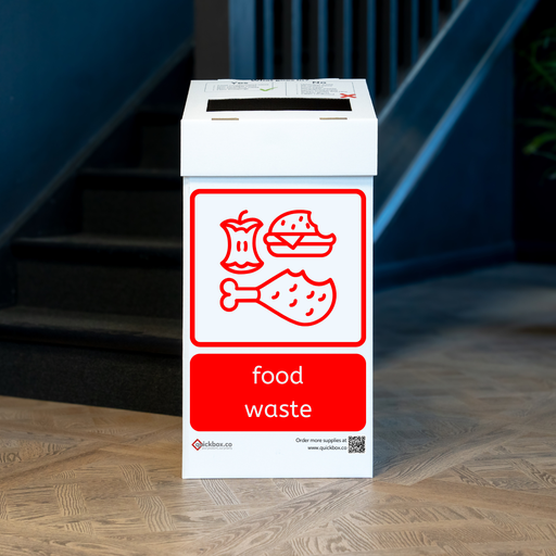 [QBBINFOOD] Metal Recycling Bin | Cardboard Waste Bins (pack of 10)