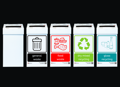[QBBINMIXED] Mixed Recycling | Cardboard Waste Bins  (pack of 10)