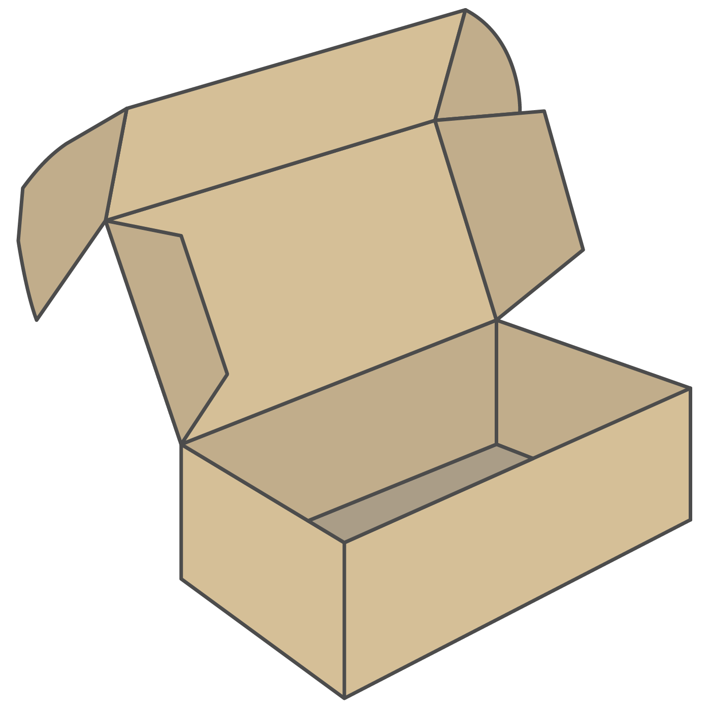 Pizza Style Box